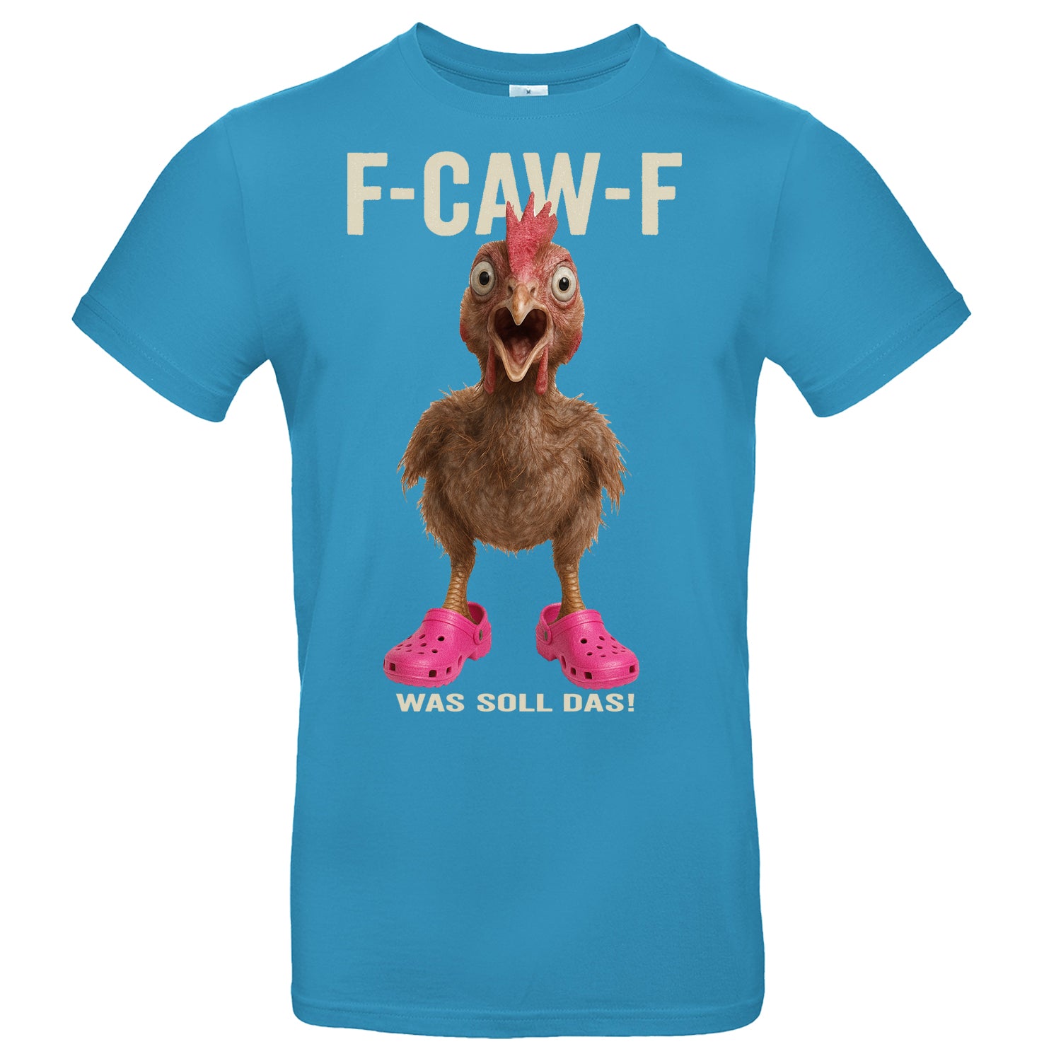 F-caw-F - Was soll das! Chicken Pink Shoes Funny Shirt Unisex Premium T-Shirt