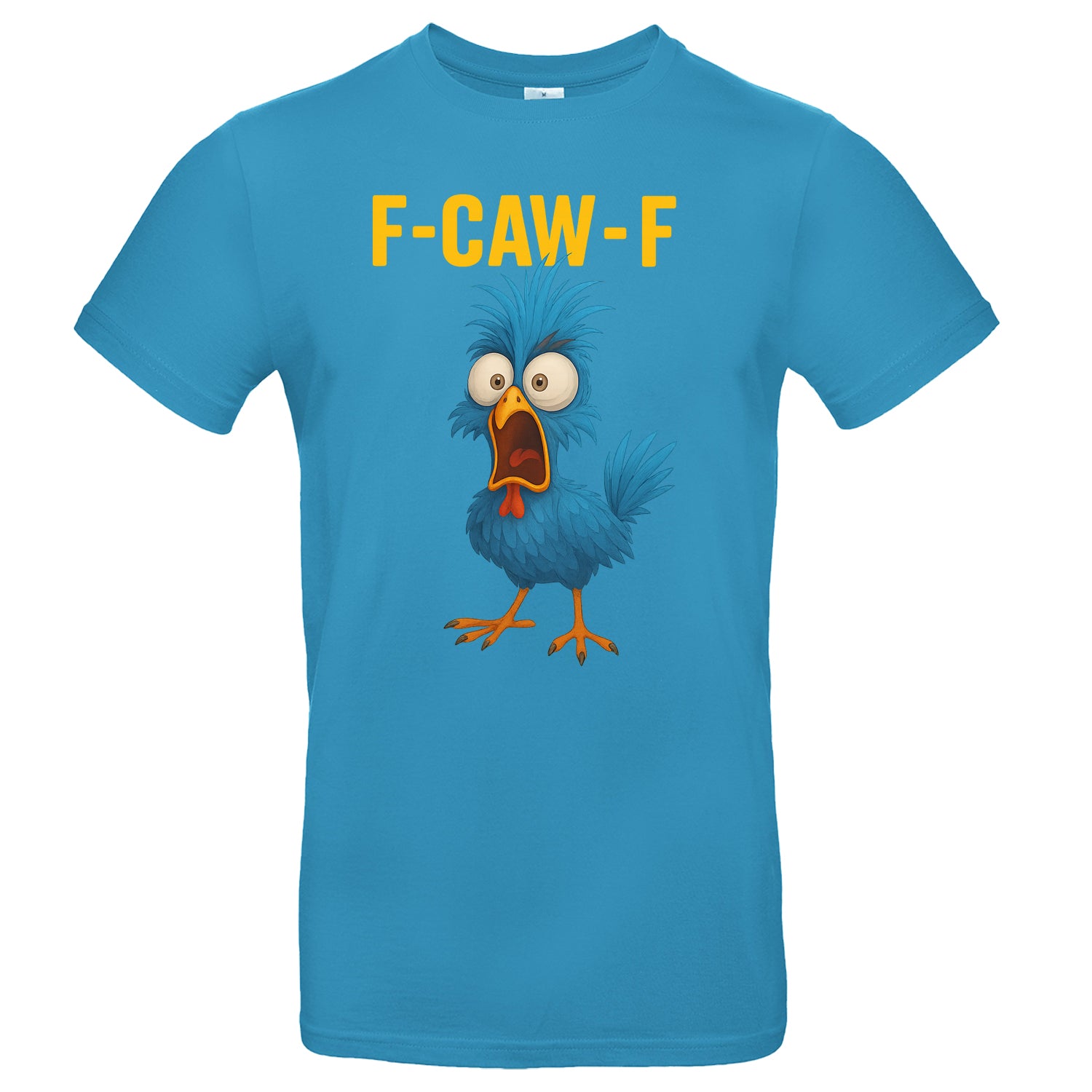 F-CAW-F BLUE Chicken Funny Shirt Unisex Premium T-Shirt