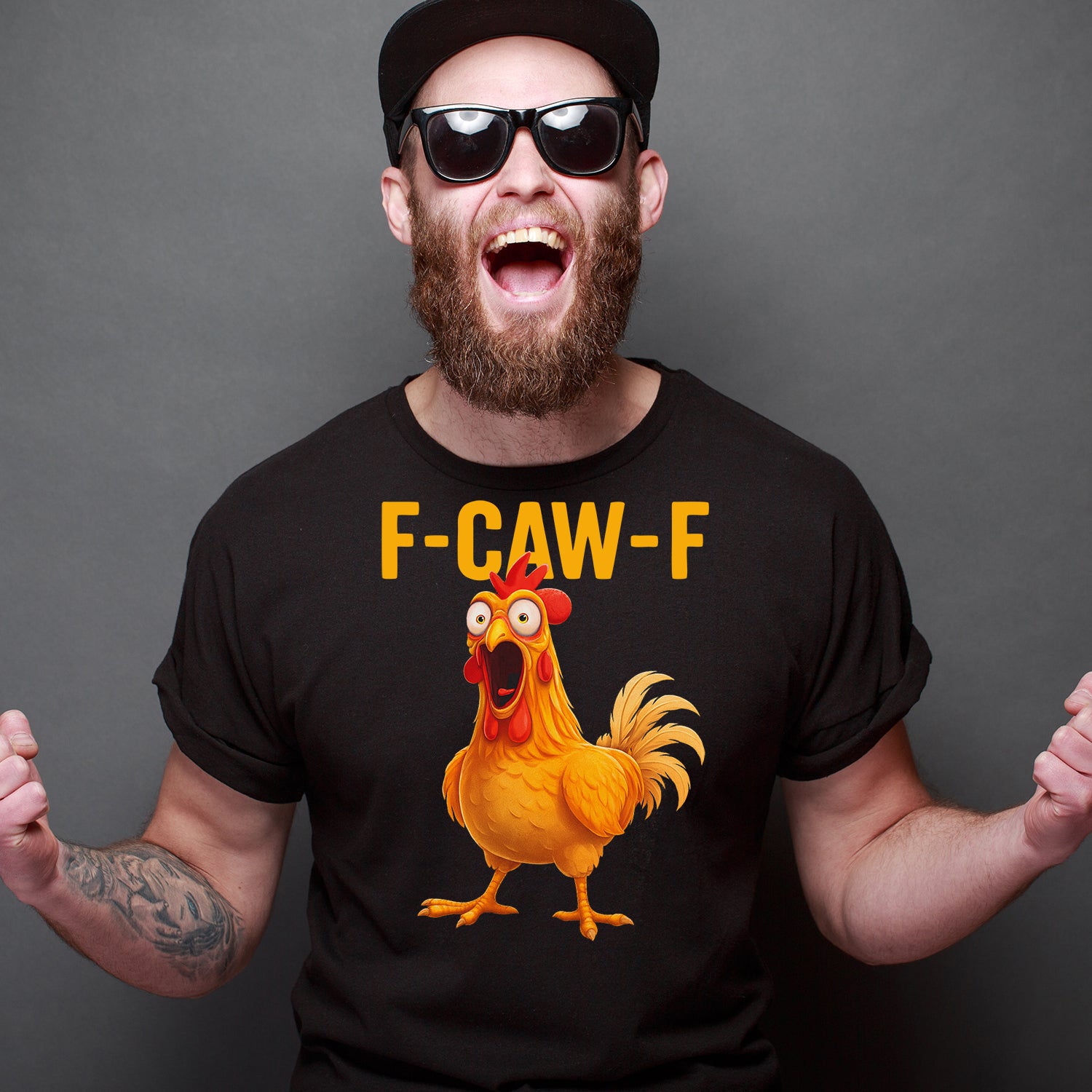 F-CAW-F Chicken Funny Shirt Unisex Premium T-Shirt