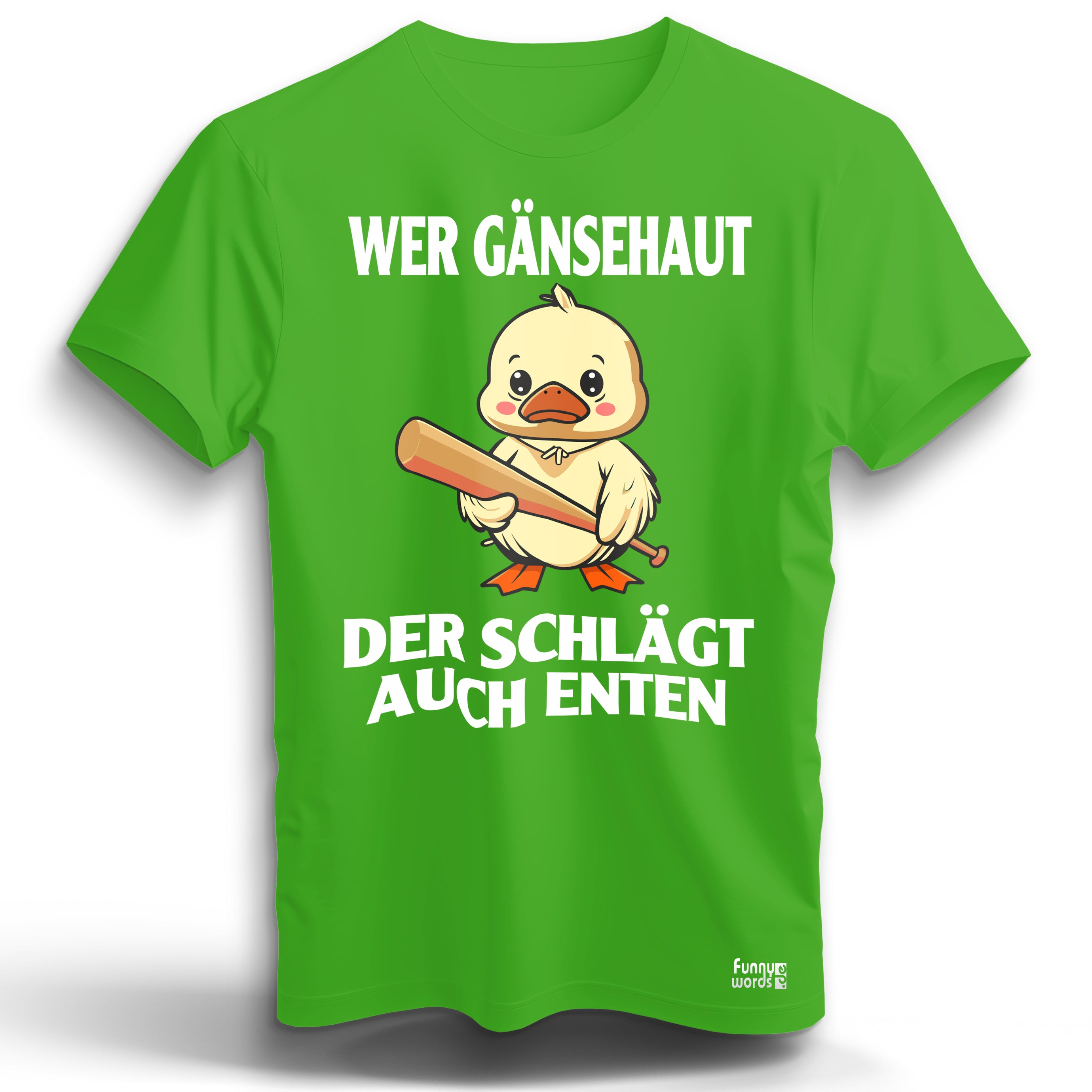 Wer Gnsehaut - der schlgt auch Enten Unisex Premium T-Shirt Wer Gnsehaut - der schlgt auch Enten Unisex Premium T-Shirt
