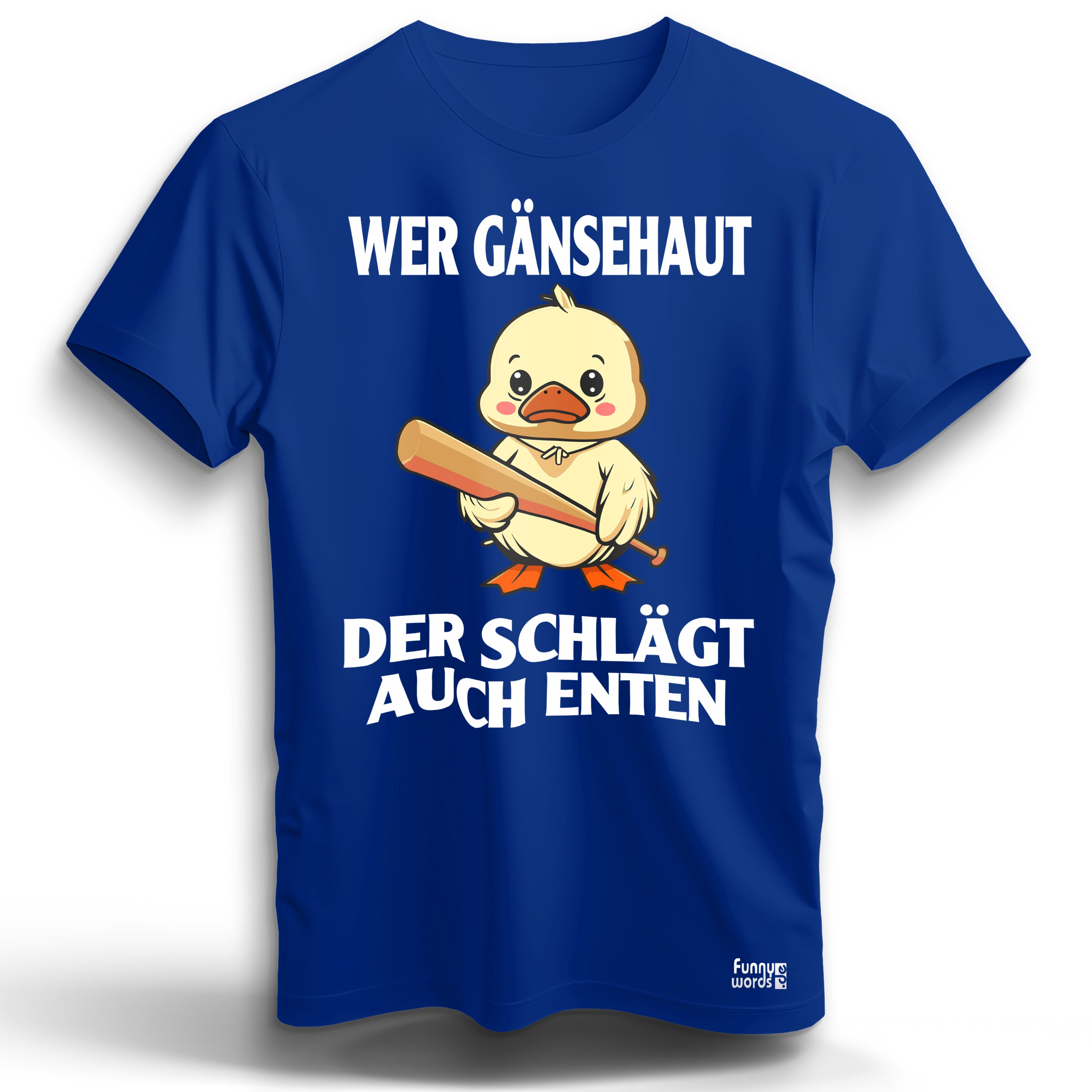 Wer Gnsehaut - der schlgt auch Enten Unisex Premium T-Shirt Wer Gnsehaut - der schlgt auch Enten Unisex Premium T-Shirt