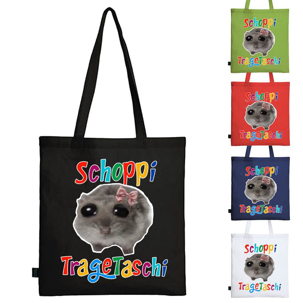 Hamster Meme Schoppi Tragetaschi Tasche Baumwolltragetasche