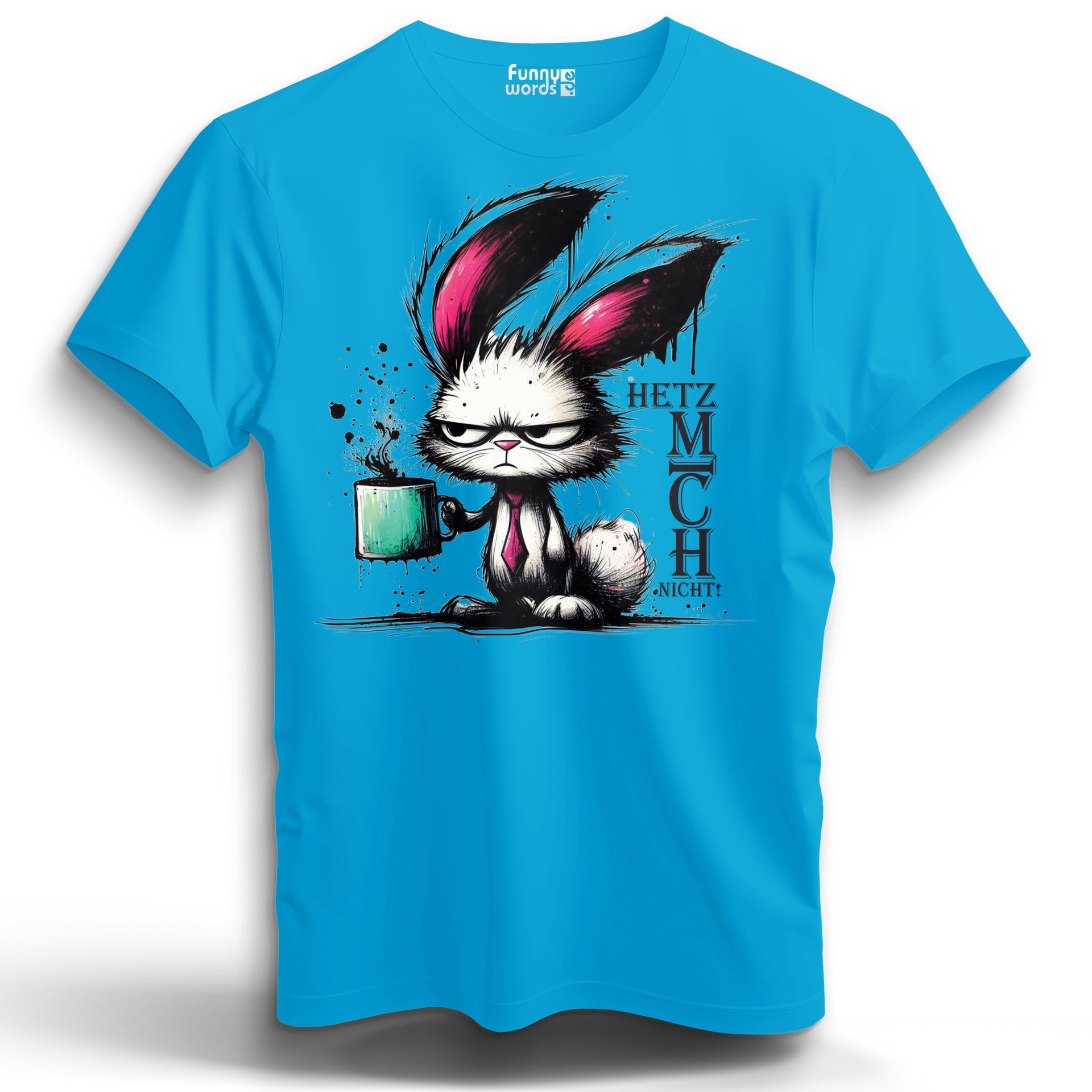 Hetz mich nicht! cute Animal Hase Bunny Edition Unisex  Premium T-Shirt