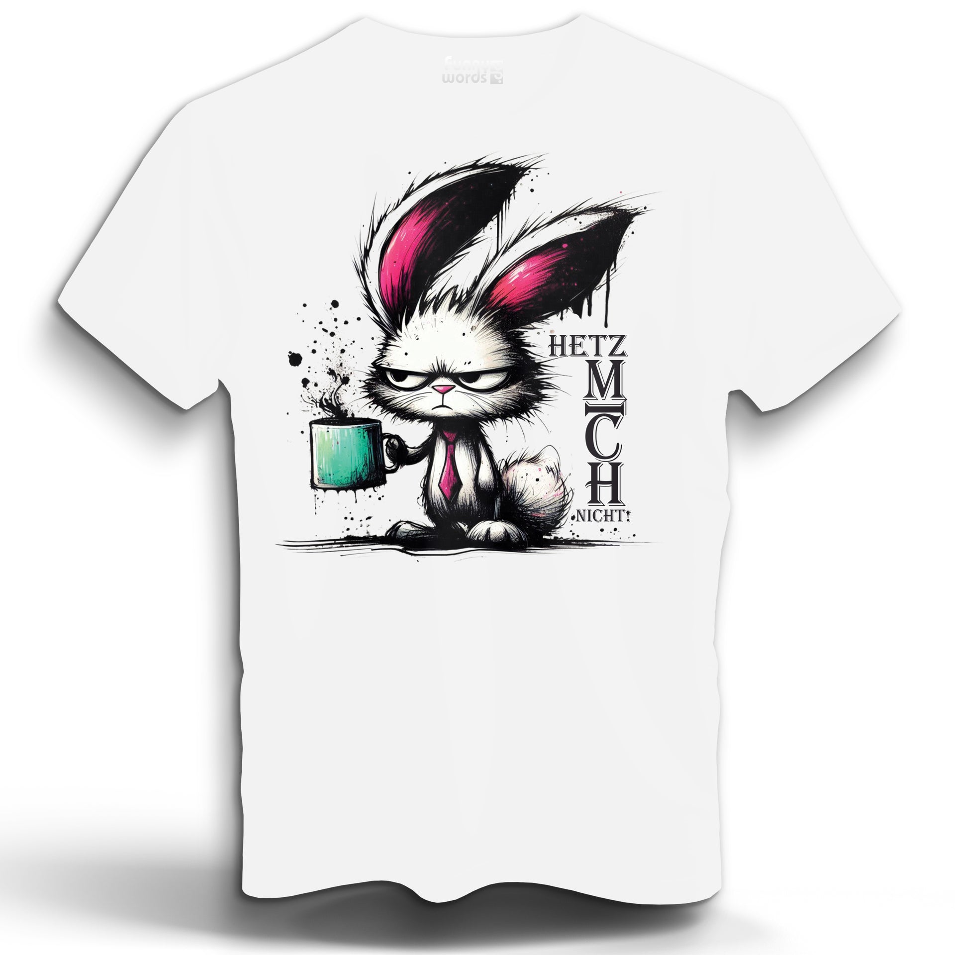 Hetz mich nicht! cute Animal Hase Bunny Edition Unisex  Premium T-Shirt