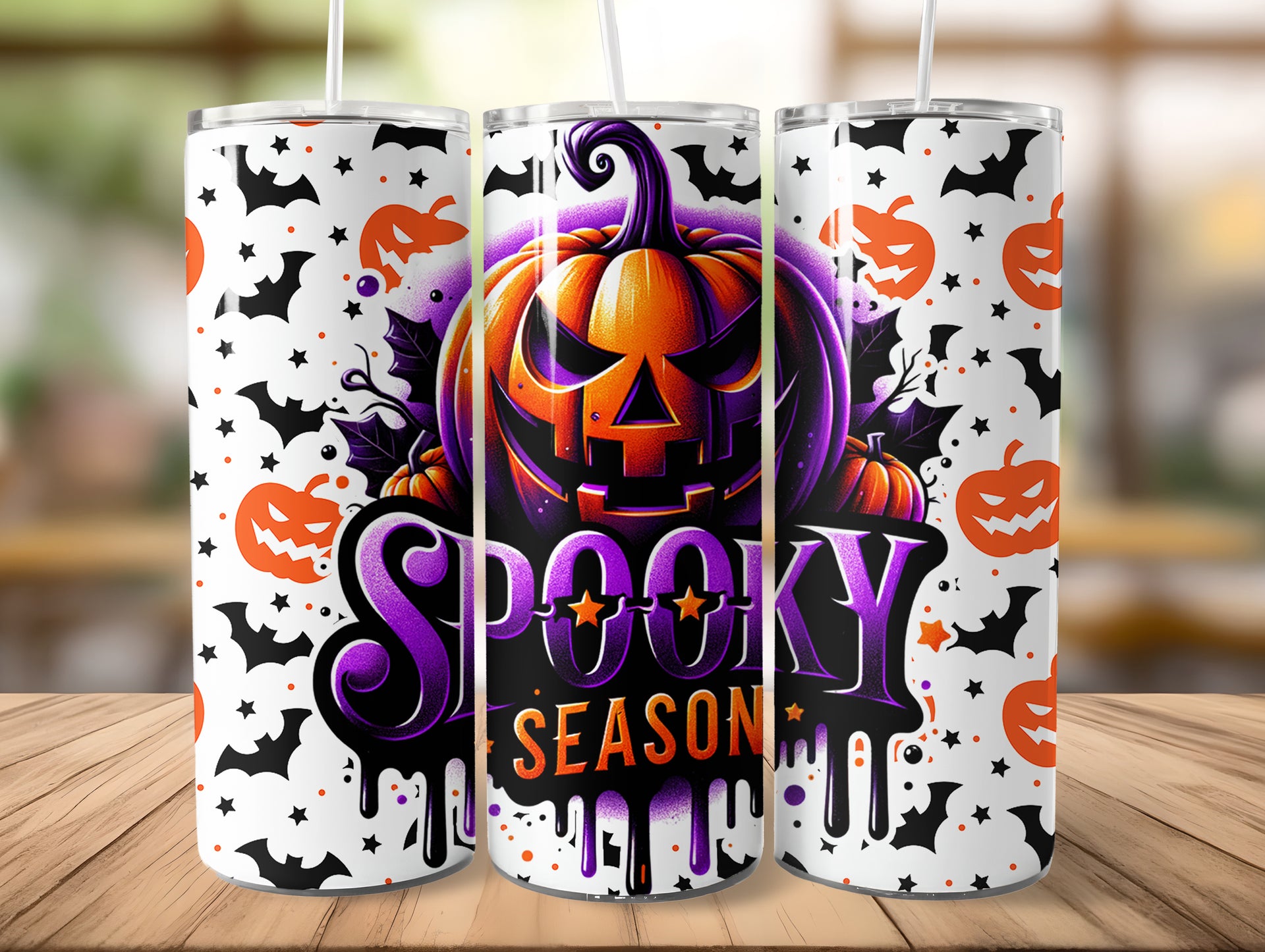 Halloween Spooky SeasonTumbler Edelstahl Trinkflasche