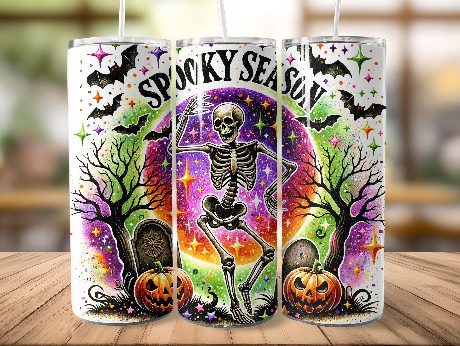 Halloween Spooky Season NO1 Tumbler Edelstahl Trinkflasche