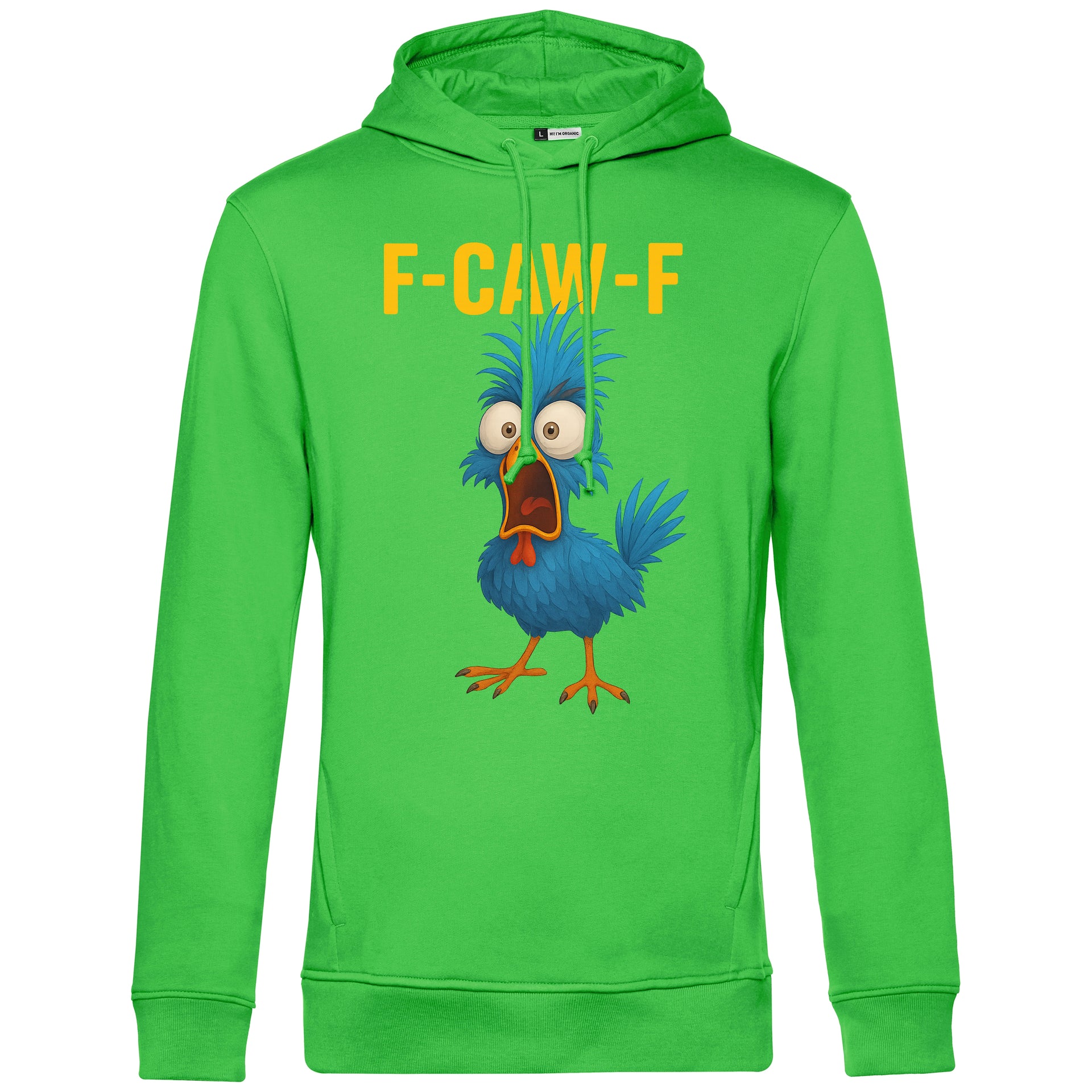 F-CAW-F Blue Chicken Huhn Unisex Premium Hoodie