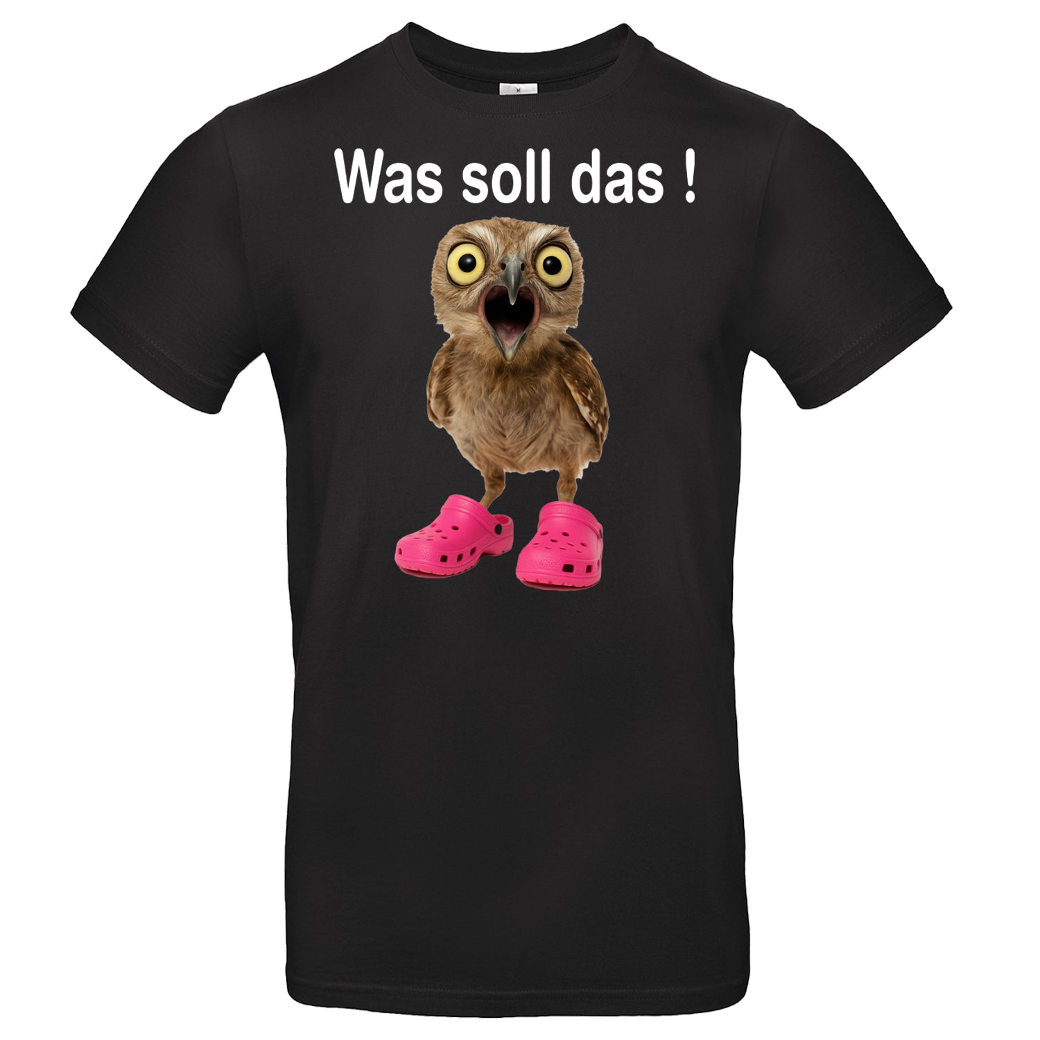 Was soll das! EULE Pink Shoes Funny Shirt Unisex Premium T-Shirt