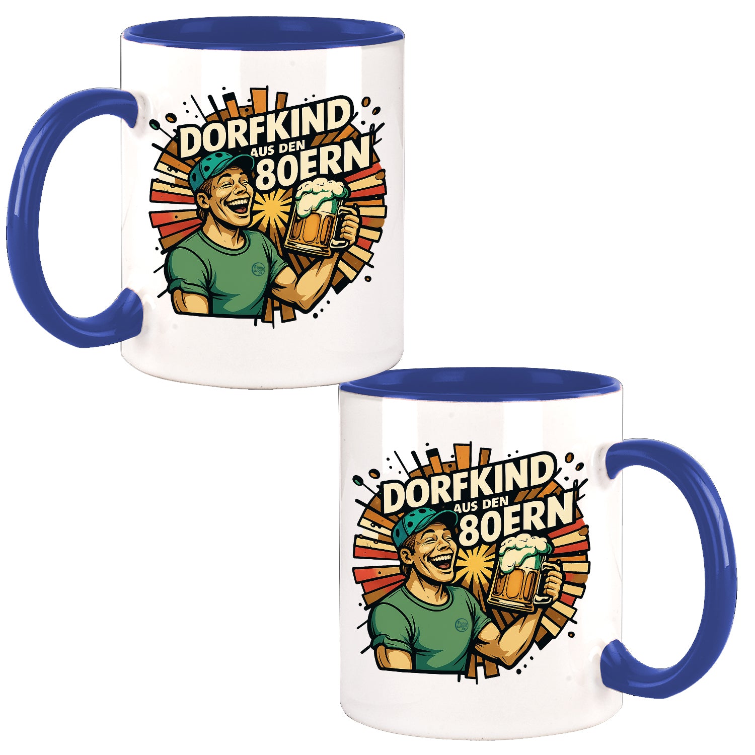 Dorfkind aus den 80 er Büro Kaffee Teetasse