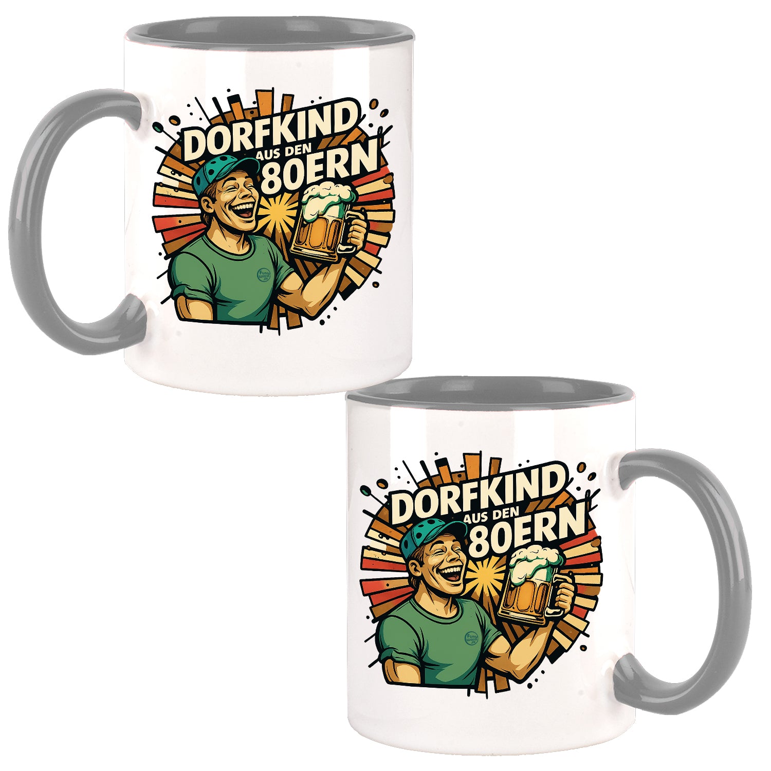 Dorfkind aus den 80 er Büro Kaffee Teetasse