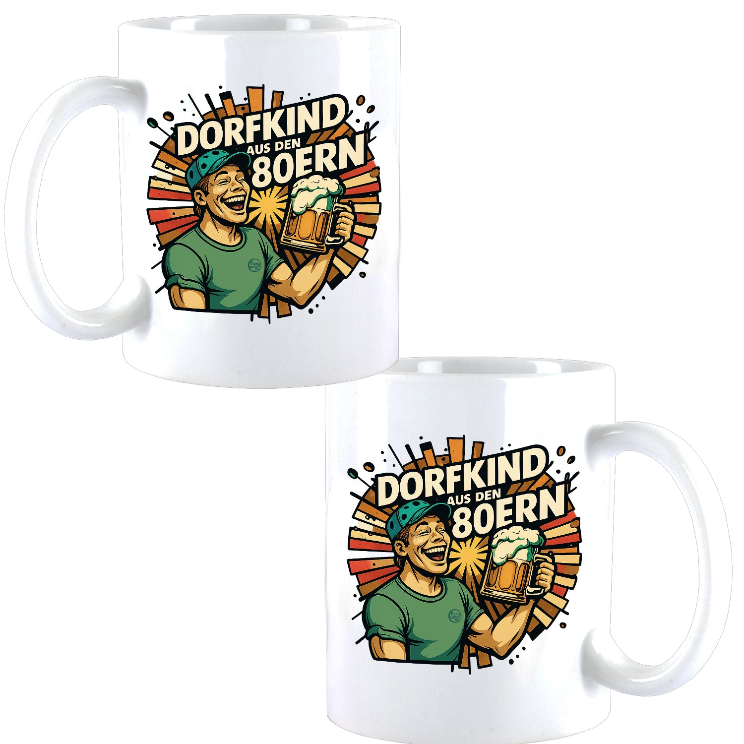 Dorfkind aus den 80 er Büro Kaffee Teetasse