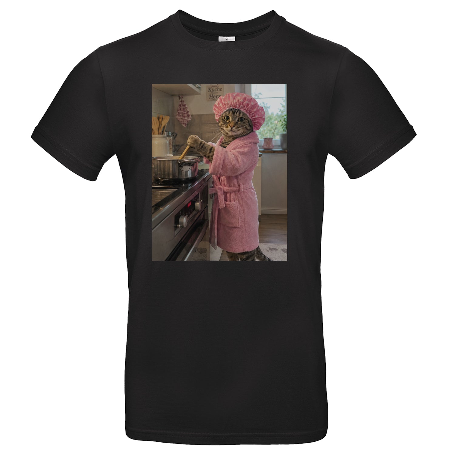 Kitchen coocking cat – Streetstyle Katzen Shirt Unisex Premium T-Shirt