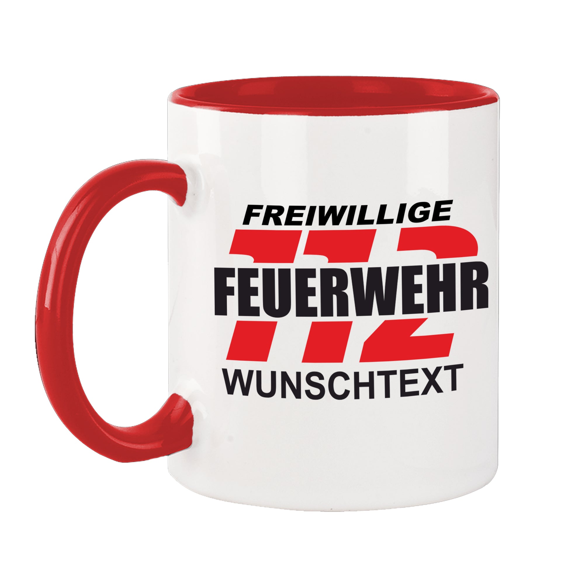 Feuerwehr Tasse FW2502 inkl. Wunschtext Kinder / Jugend / Freiwillige / Berufs