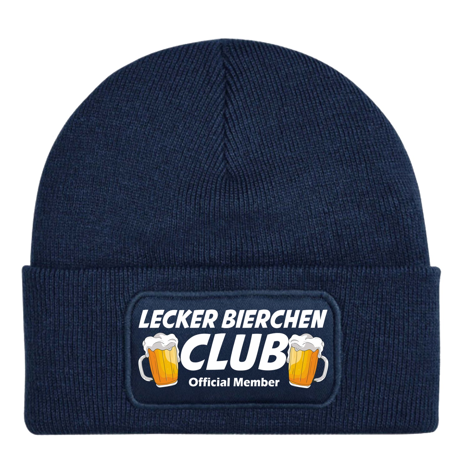 Lecker Bierchen Club Beanie – Lustige Wintermütze für echte Mitglieder