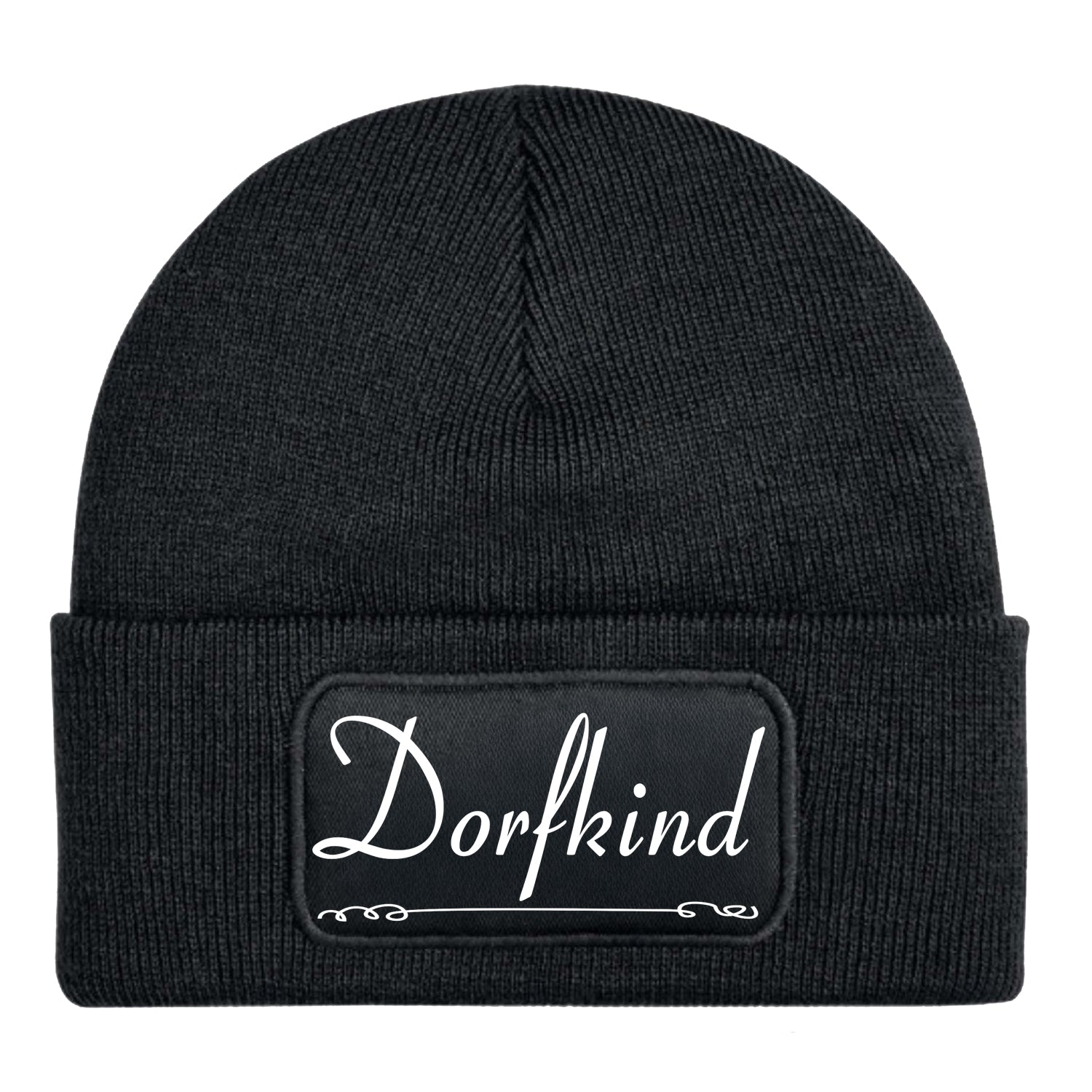 Dorfkind Beanie – Lustige Wintermütze für eiskalte Tage