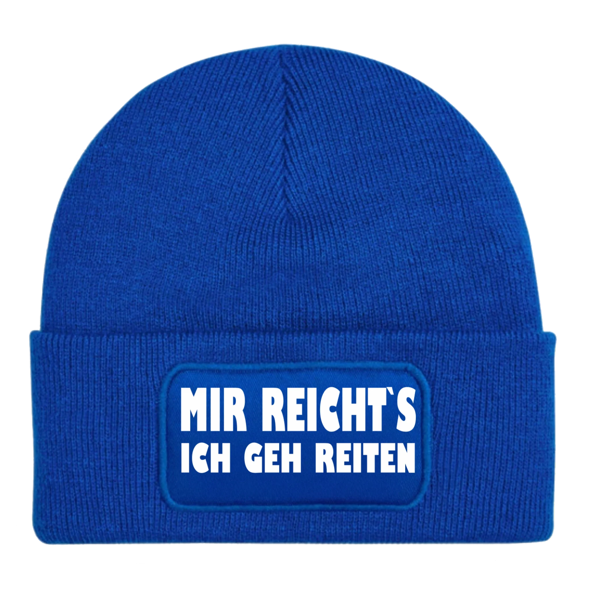 beanie-royalblau