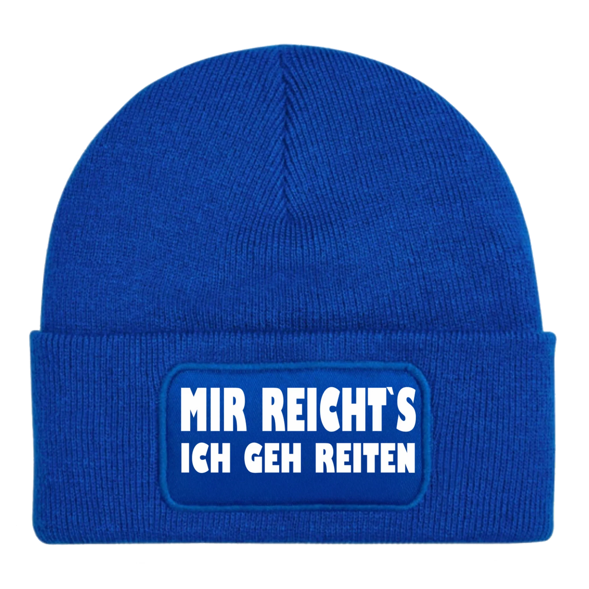 beanie-royalblau