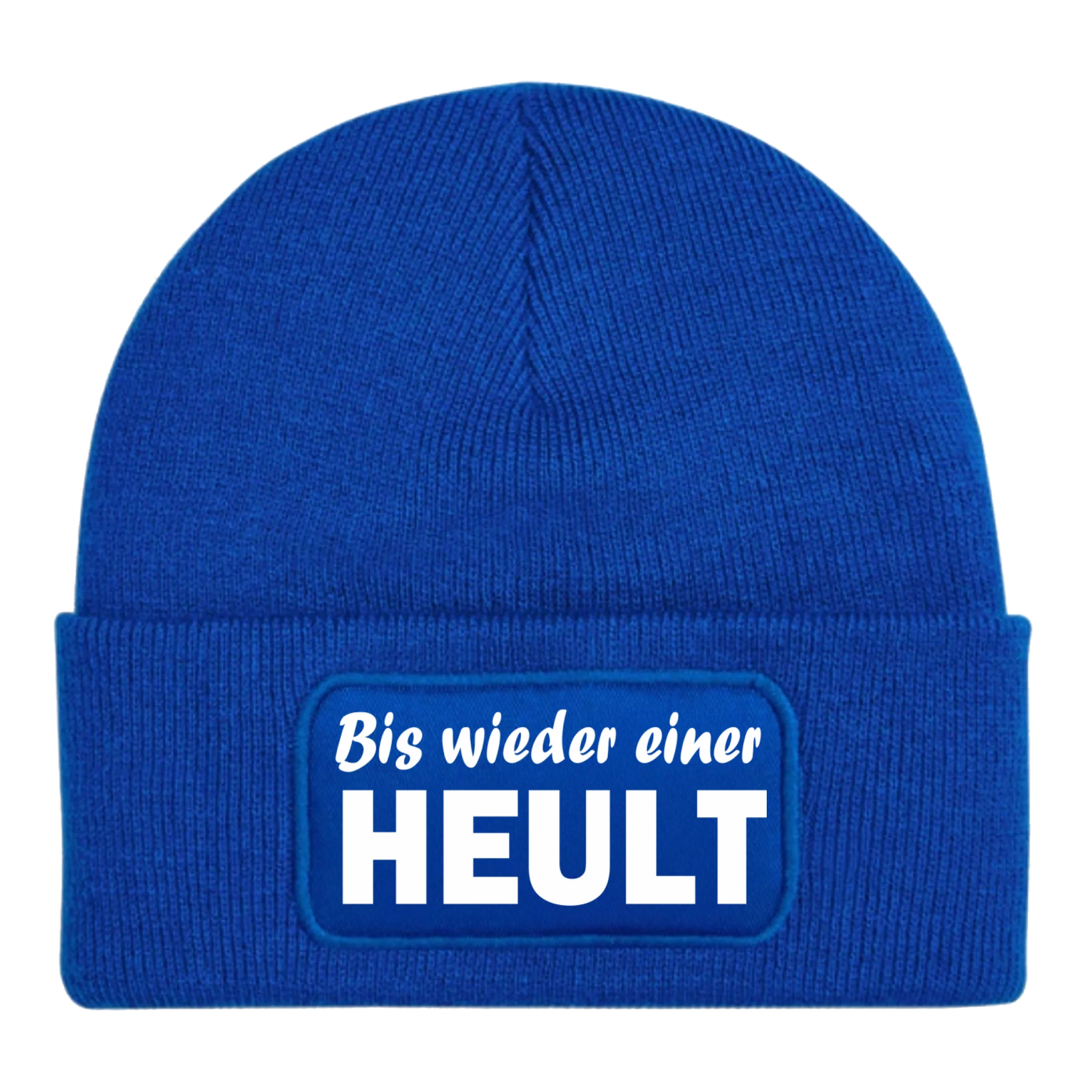 beanie-royalblau