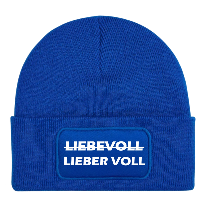 beanie-royalblau
