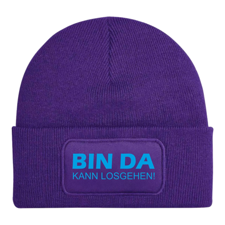 beanie-violett