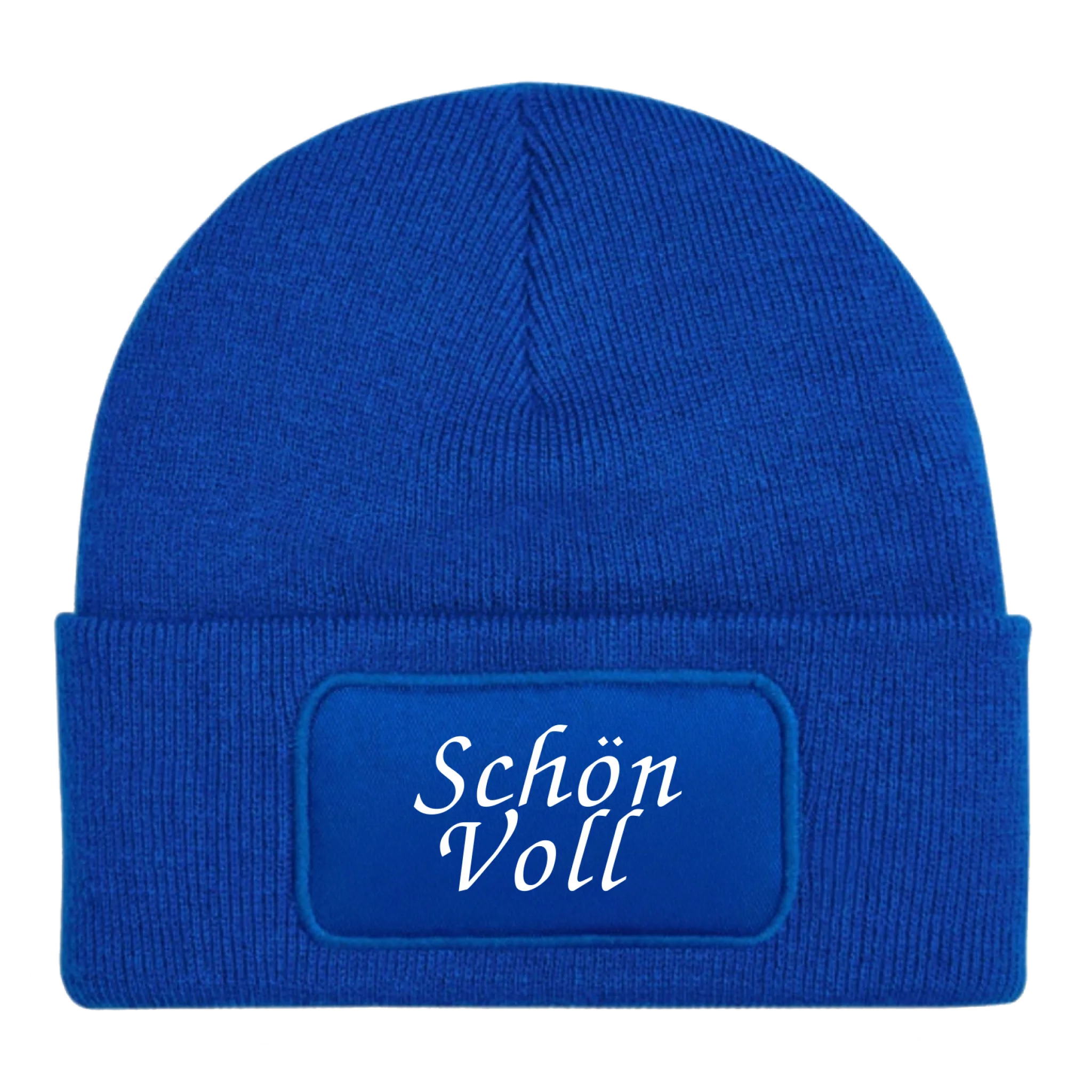 beanie-royalblau