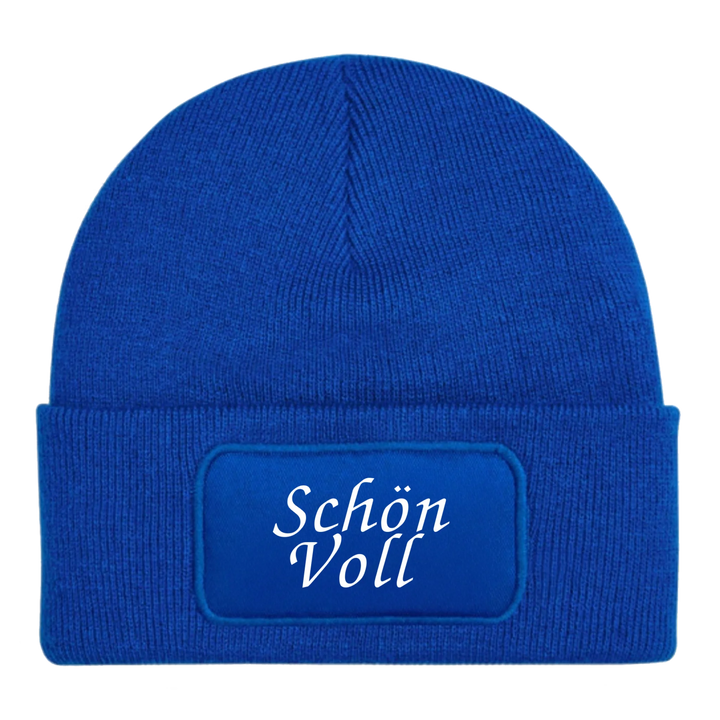 beanie-royalblau