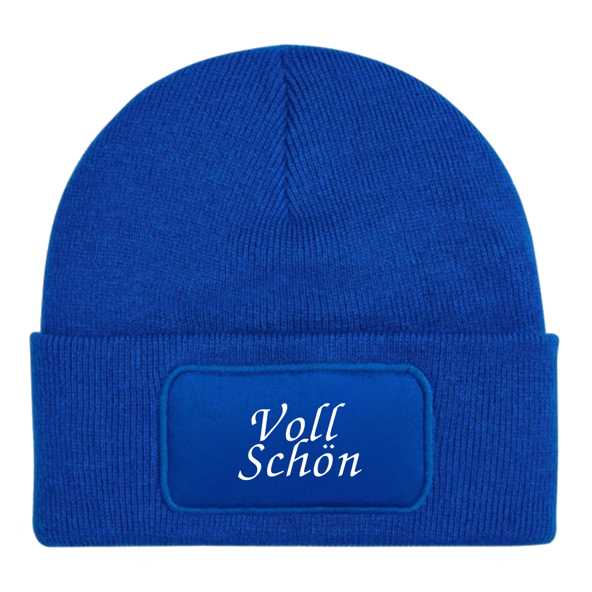 beanie-royalblau
