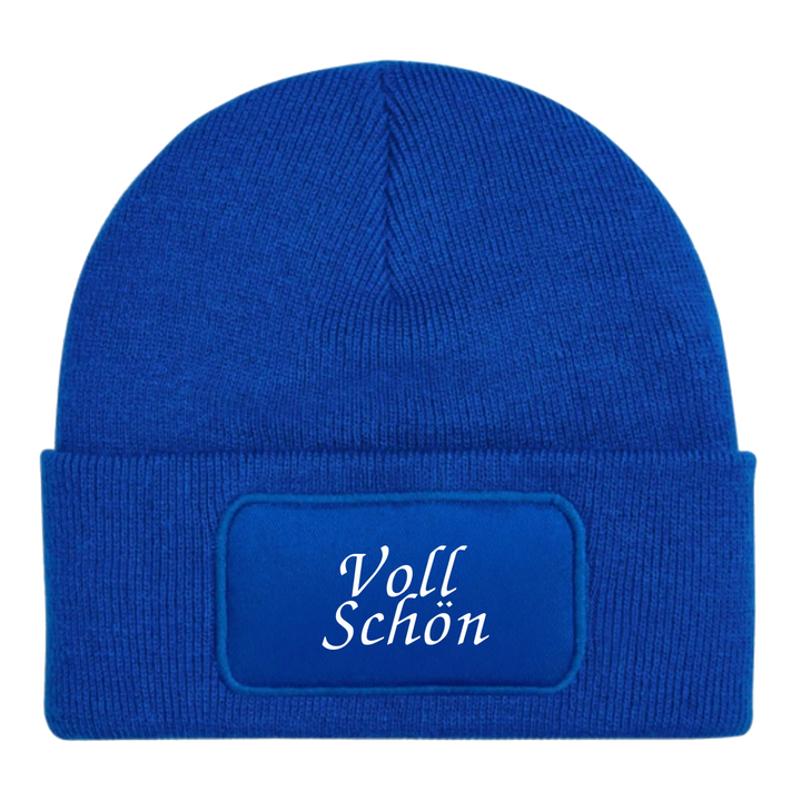 beanie-royalblau