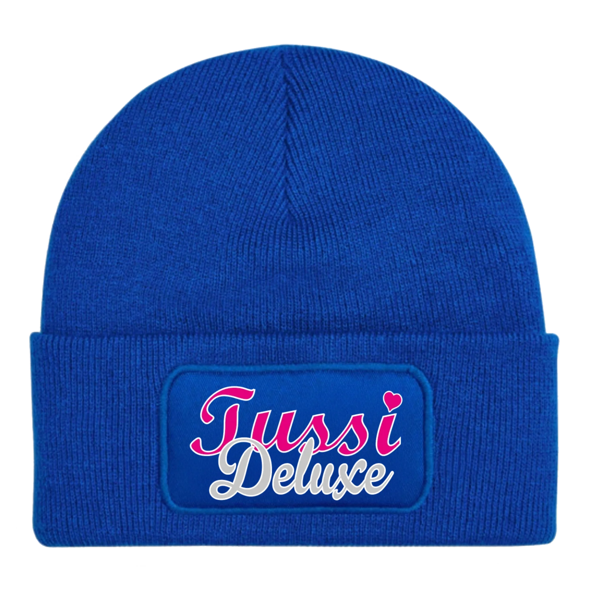 beanie-royalblau