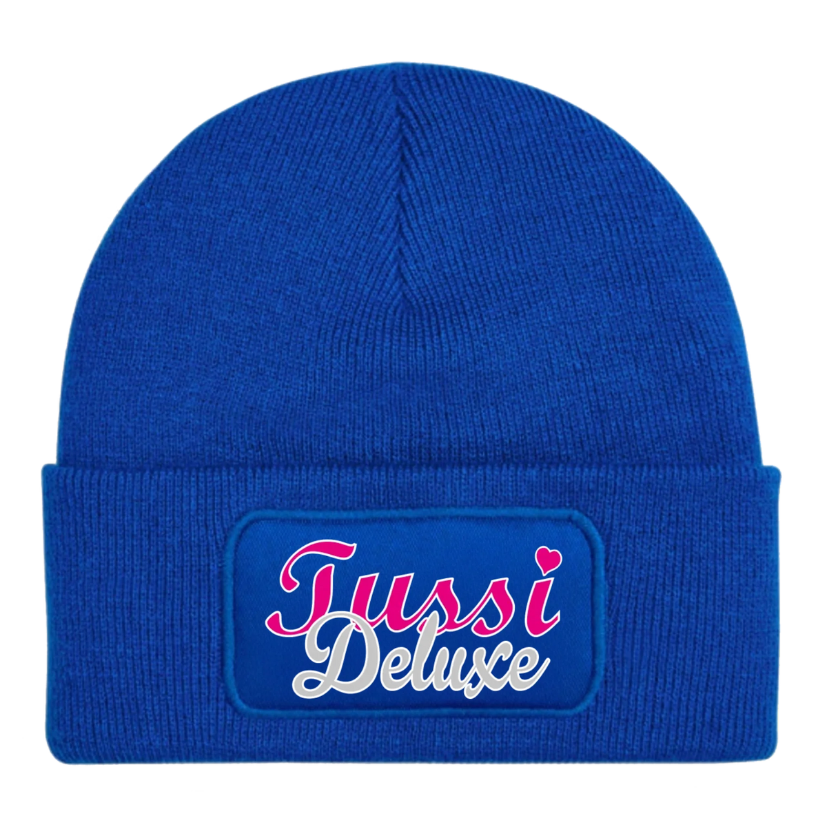 beanie-royalblau