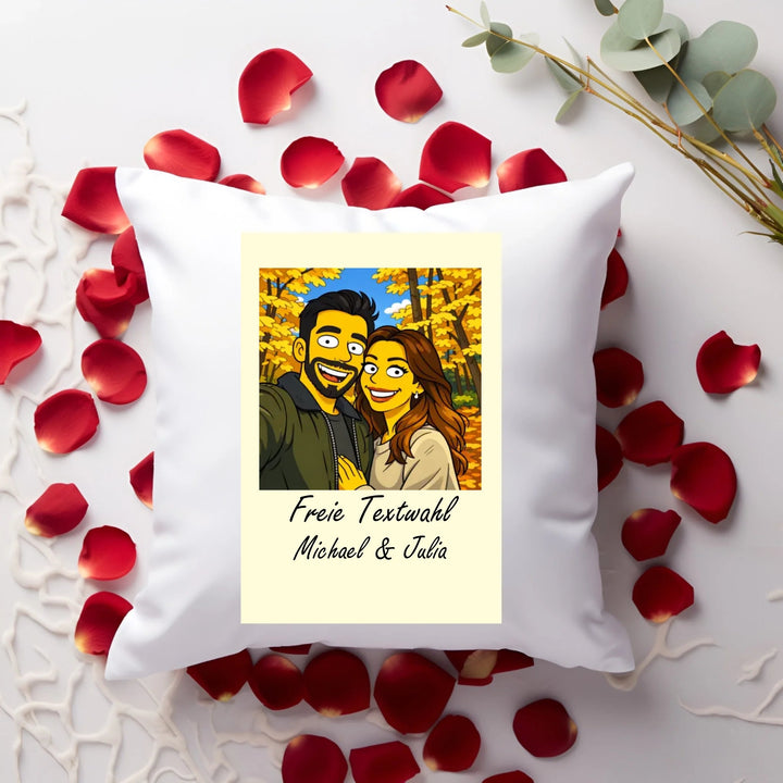 Valentines Day Pillow Mockup White 2