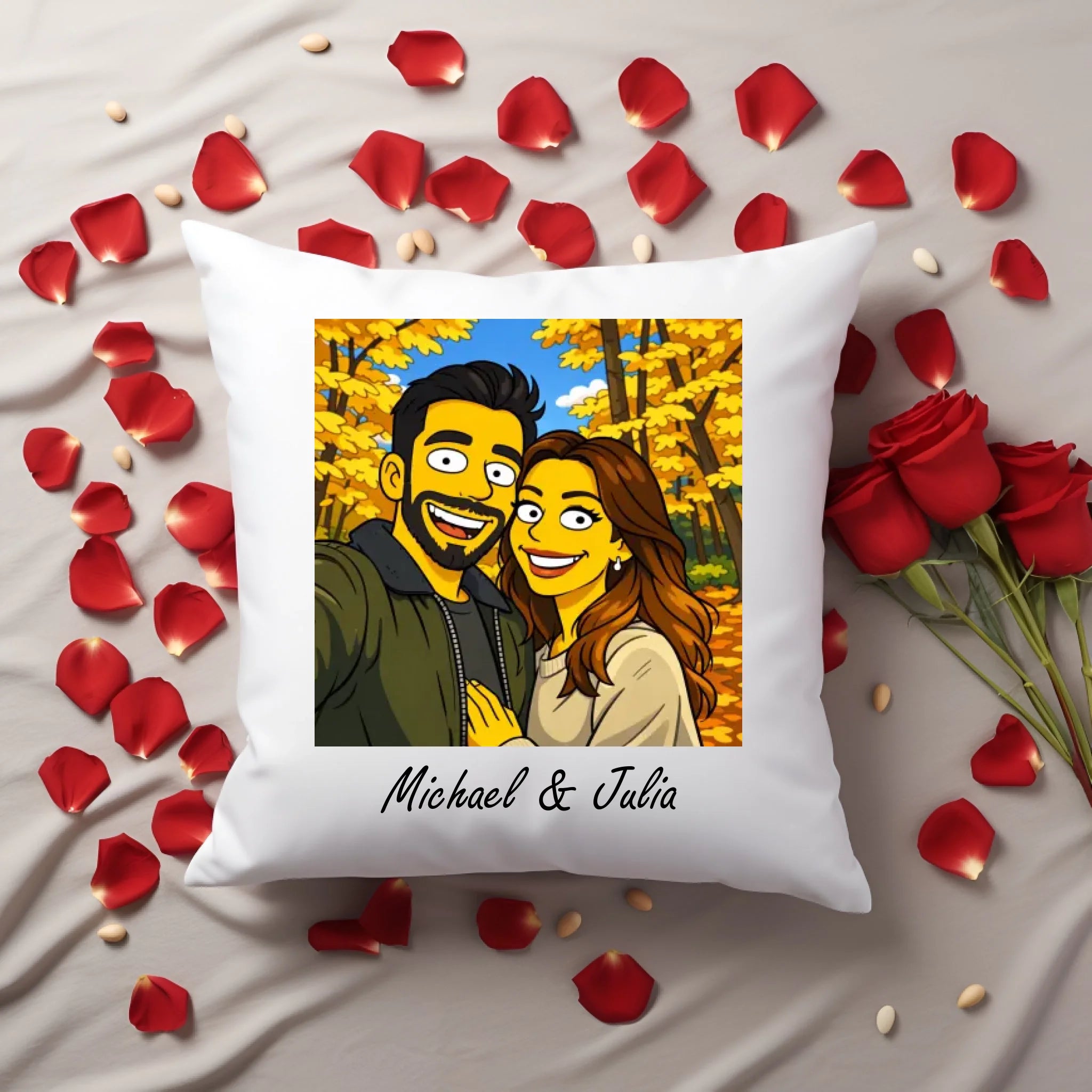 Valentines Day Pillow Mockup White 25