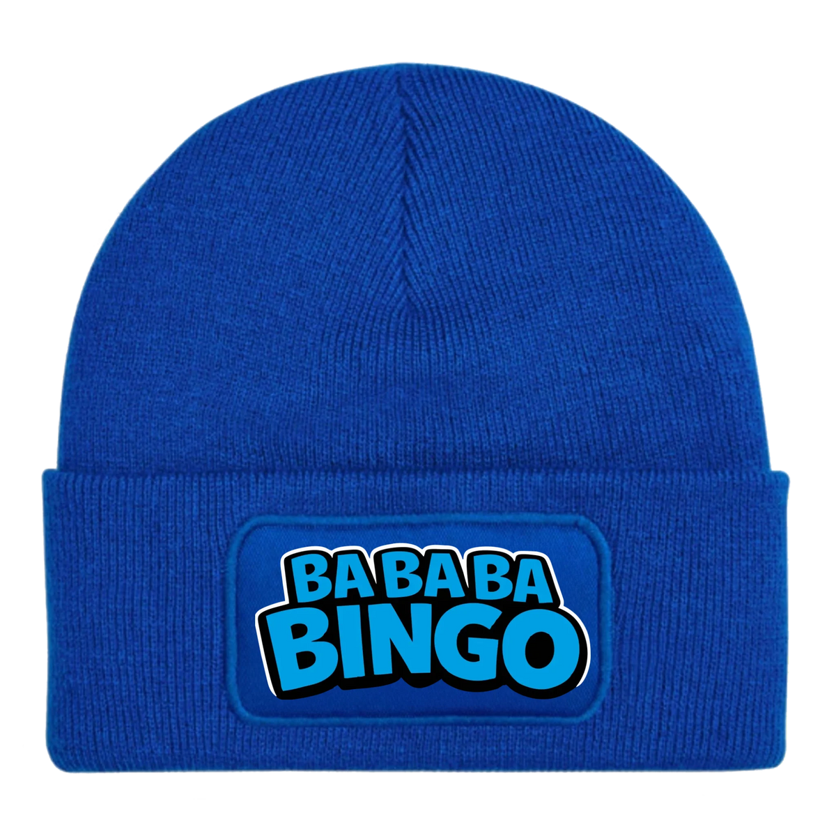 beanie-royalblau