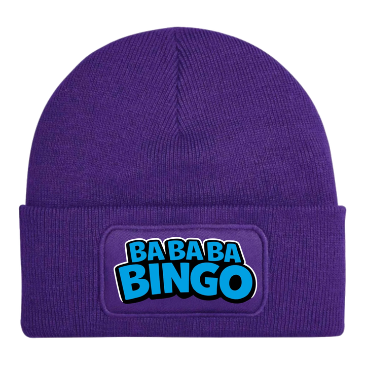 beanie-violett