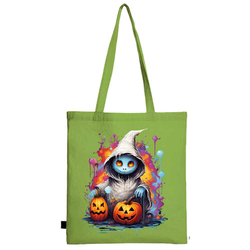 Halloween Sammelbeutel Tragetasche "GHOSTIE" - Baumwolltragetasche
