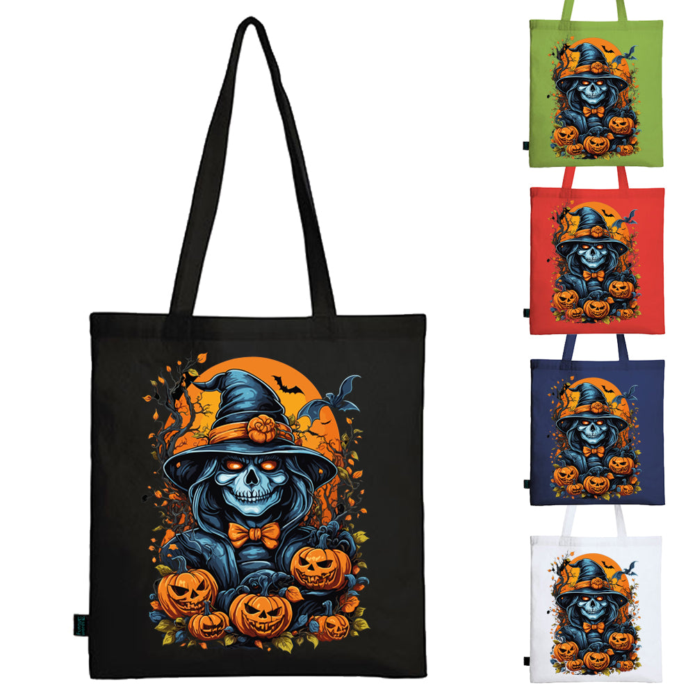 Halloween Sammelbeutel Tragetasche "FRANK" - Baumwolltragetasche