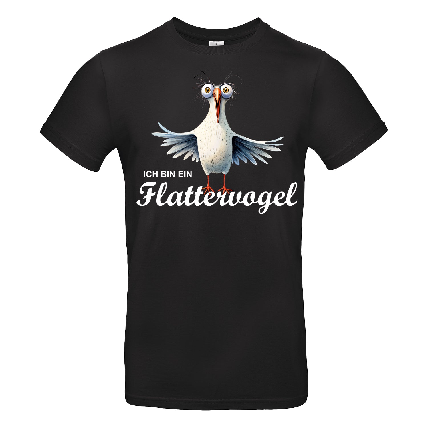 Ich bin ein Flattervogel Fun Spass Unisex Shirt S-5XL