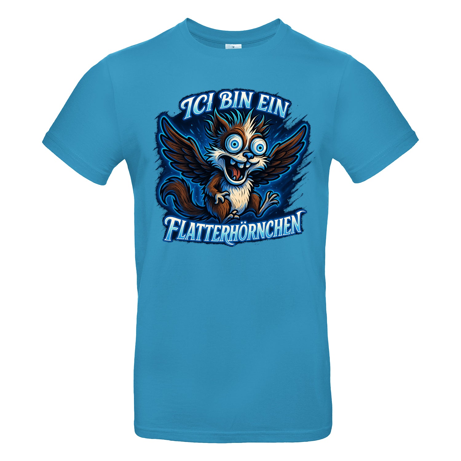Ich bin ein Flatterhörnchen Fun Spass Unisex Shirt S-5XL QR-Code Shirt