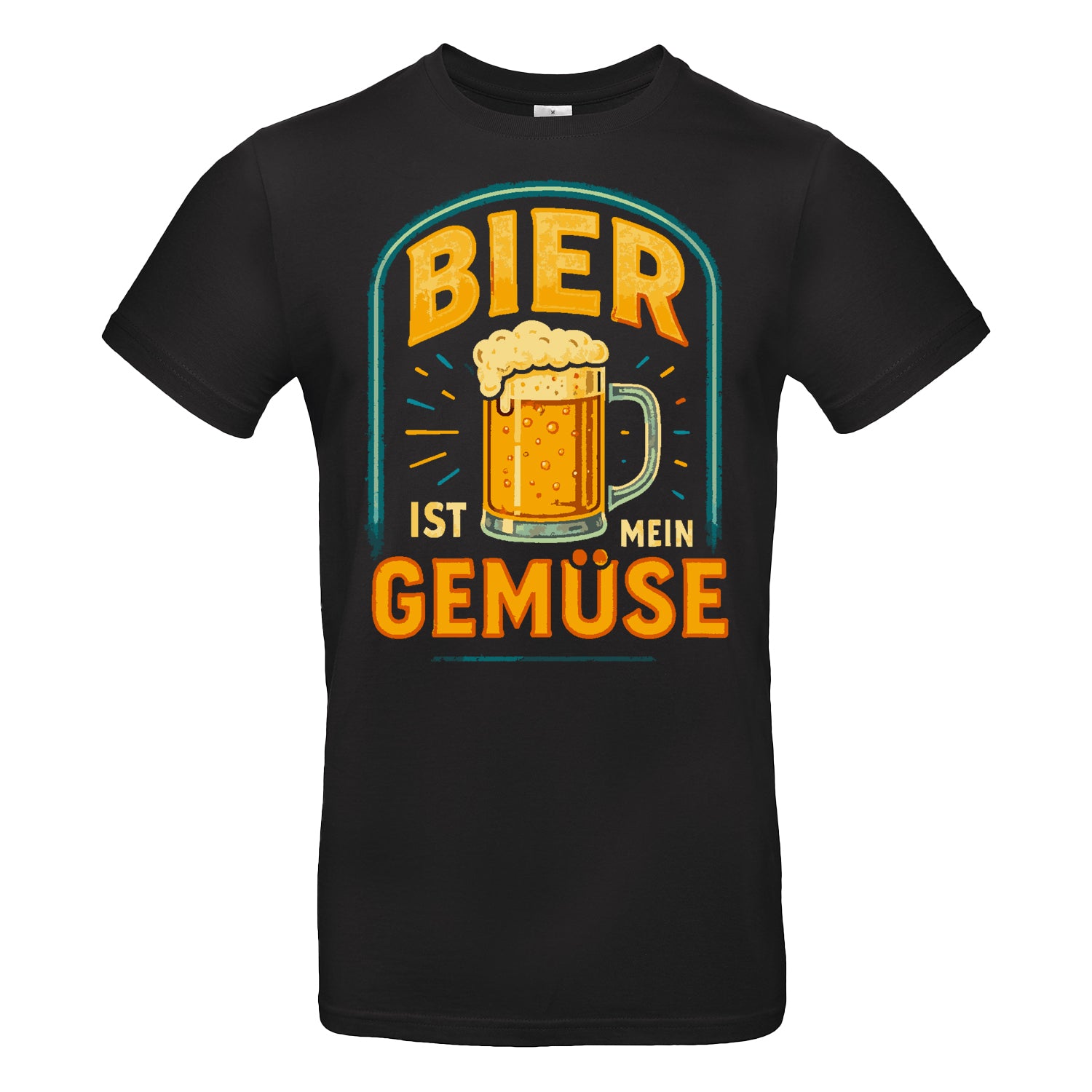 Bier ist mein Gemüse Fun Spass Unisex Shirt S-5XL QR-Code Shirt