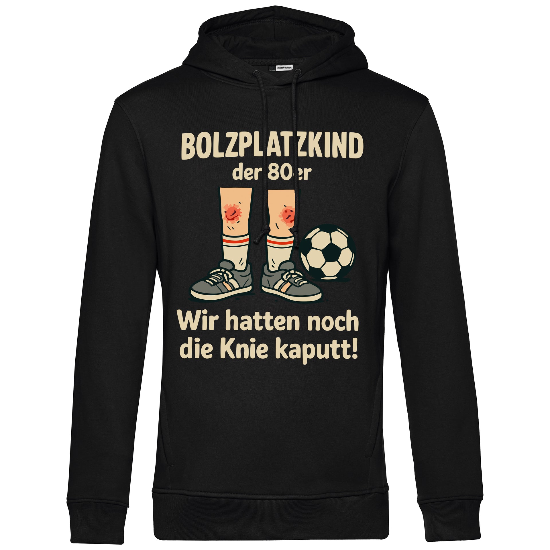 Bolzplatzkind der 80 er Unisex Premium Hoodie