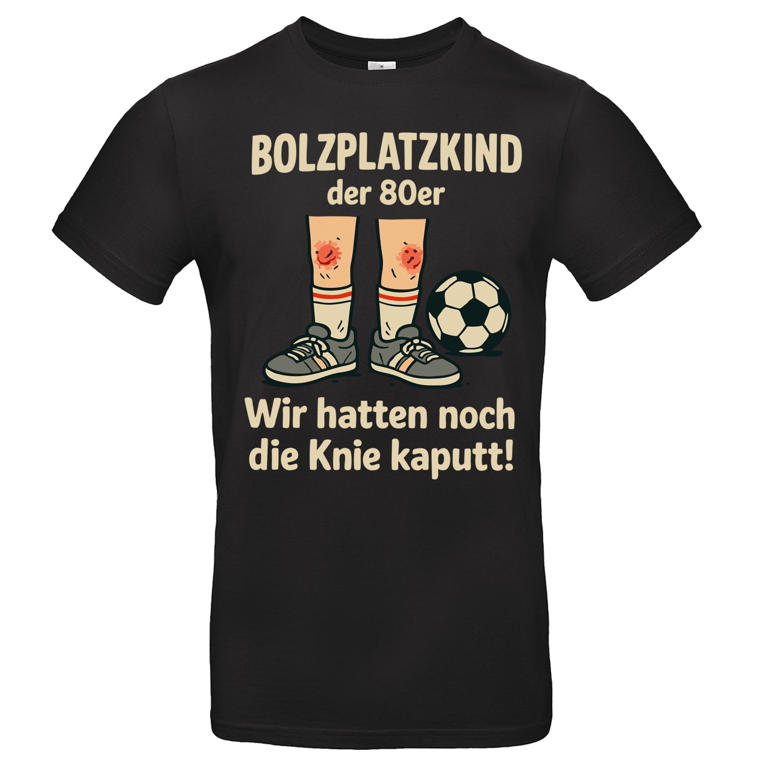 Bolzplatzkind der 80 er Retro Shirt Unisex Premium T-Shirt