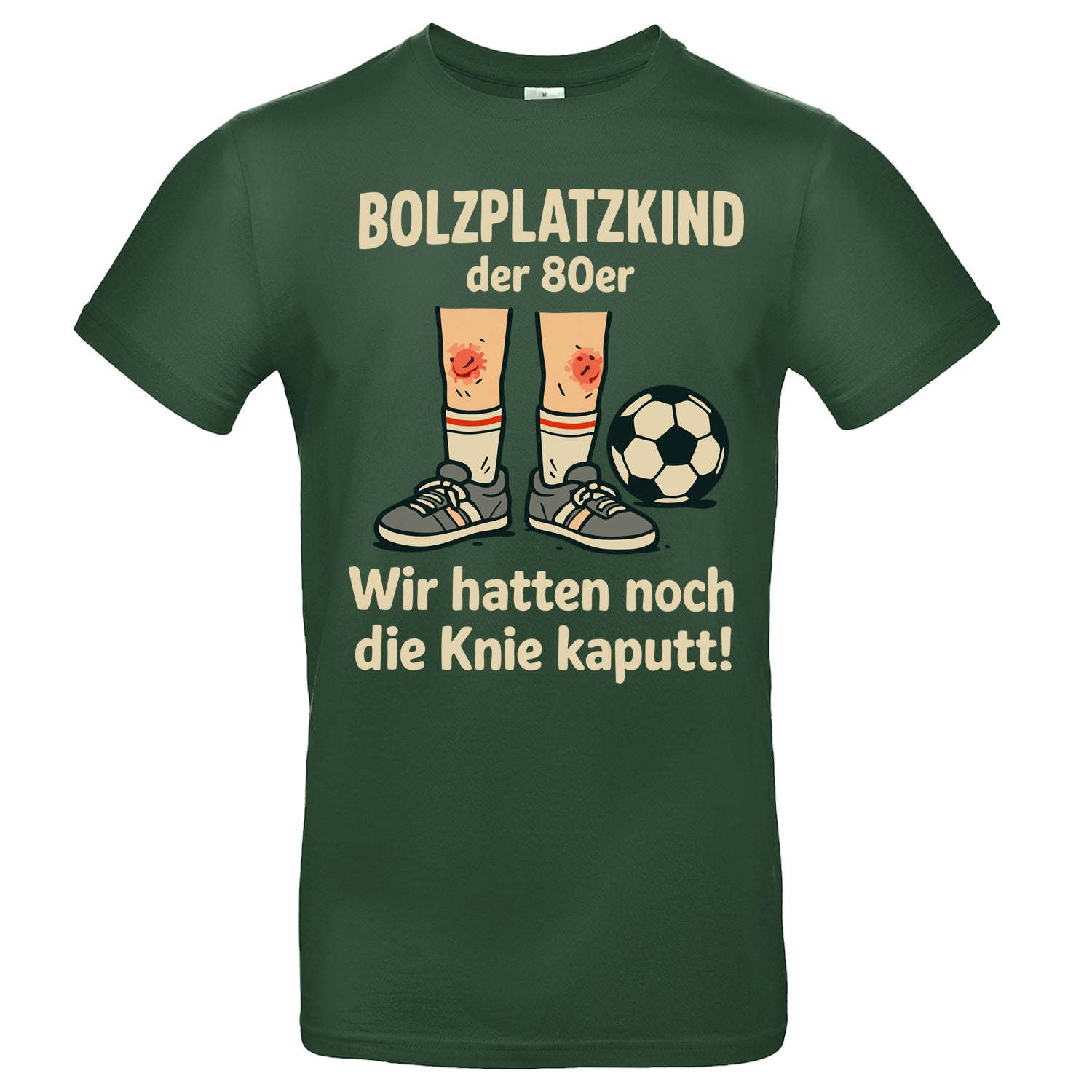 Bolzplatzkind der 80 er Retro Shirt Unisex Premium T-Shirt