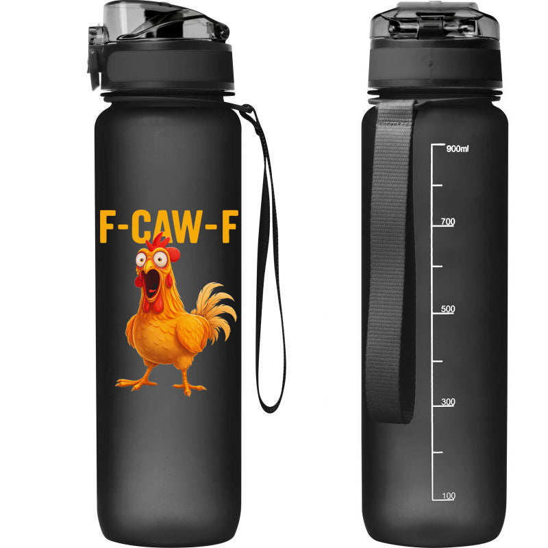 F-Caw-F Chicken / Huhn Trinkflasche farbig 1000ml