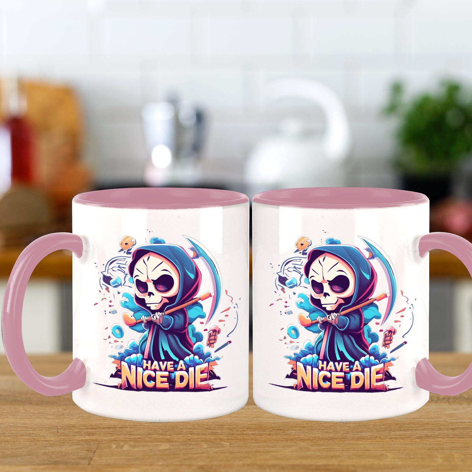 HAVE A NICE DIE Coffee MUG  Kaffeetasse Teetasse