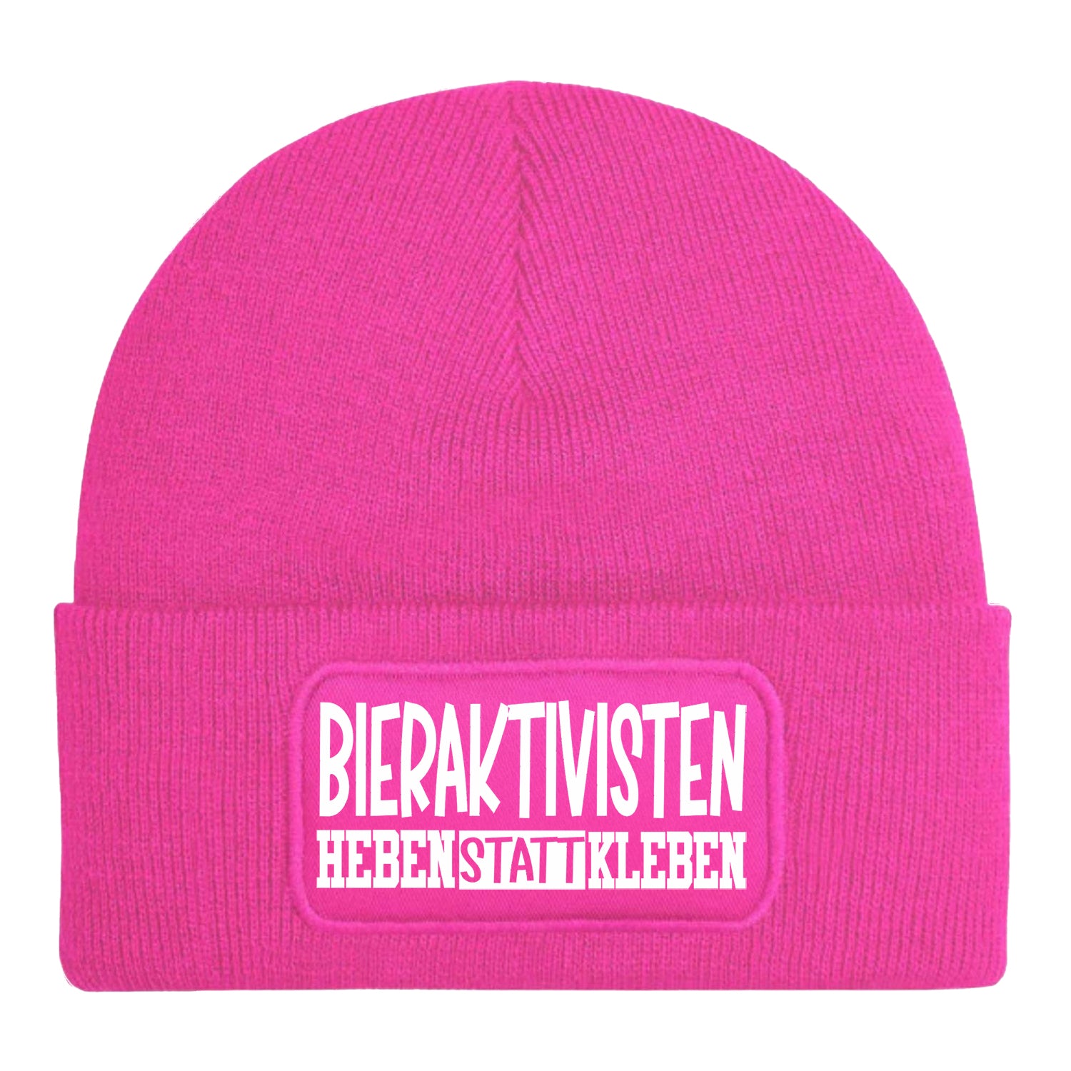 Bieraktivisten Statement Beanie – Bier Humor für kalte Tage