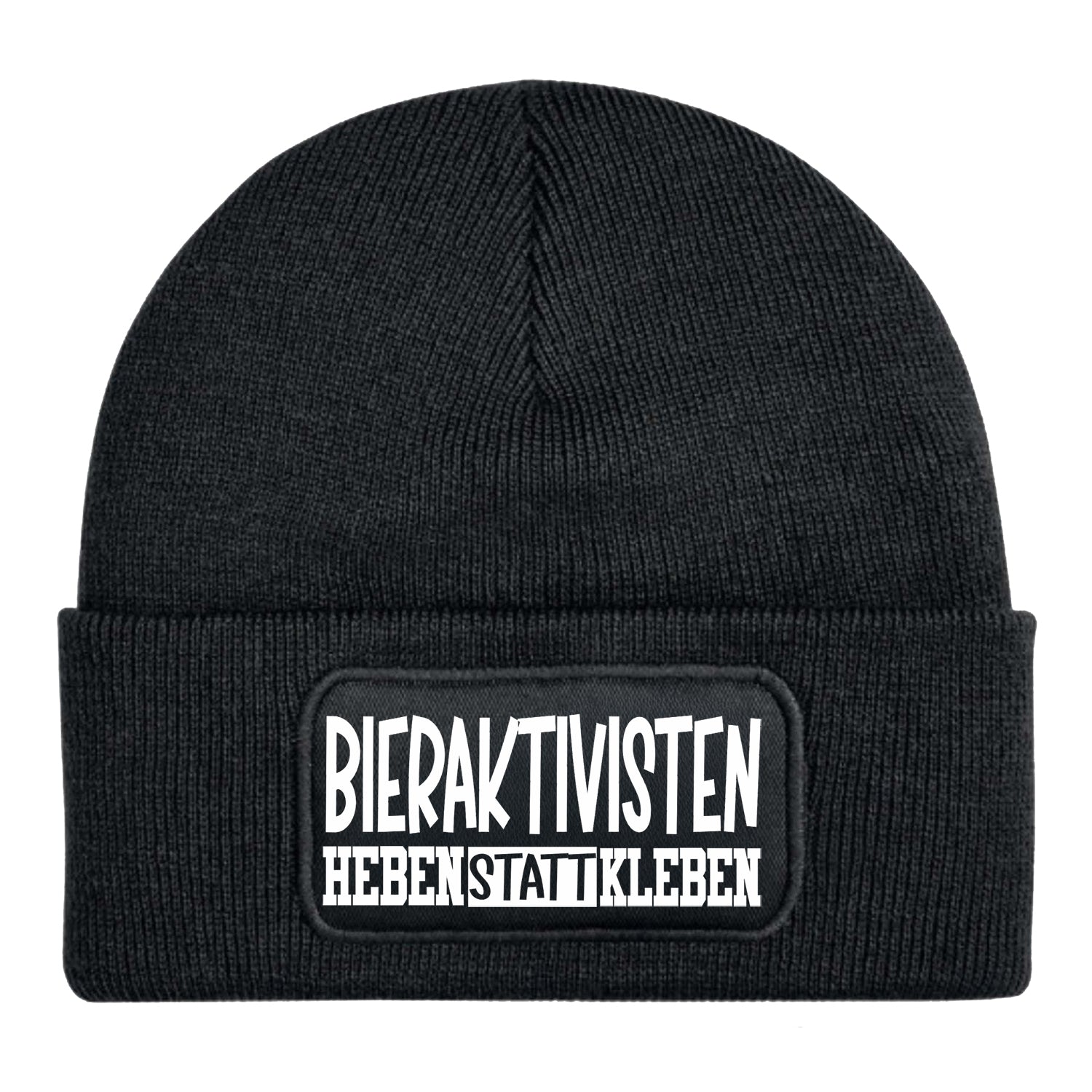 Bieraktivisten Statement Beanie – Bier Humor für kalte Tage