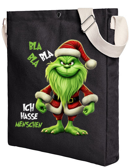 Green Santa Bla Bla Bla - Ich hasse Menschen - Shopper Like