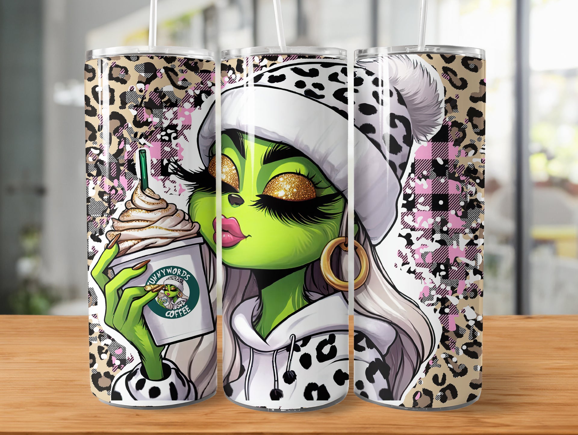 Freya Green Coffee Tumbler Edelstahl Trinkflasche