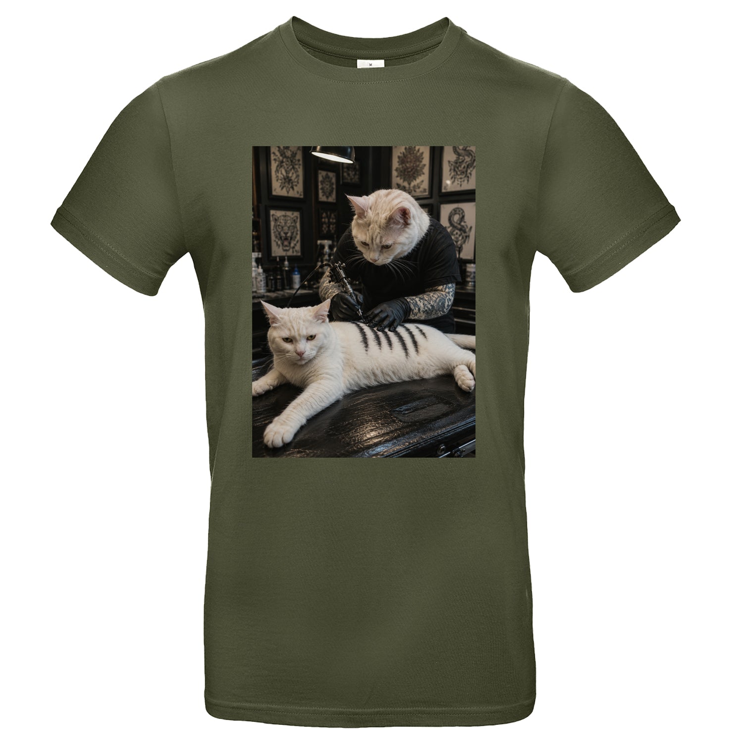Tattoo Katzen  – Streetstyle Katzen Shirt Unisex Premium T-Shirt