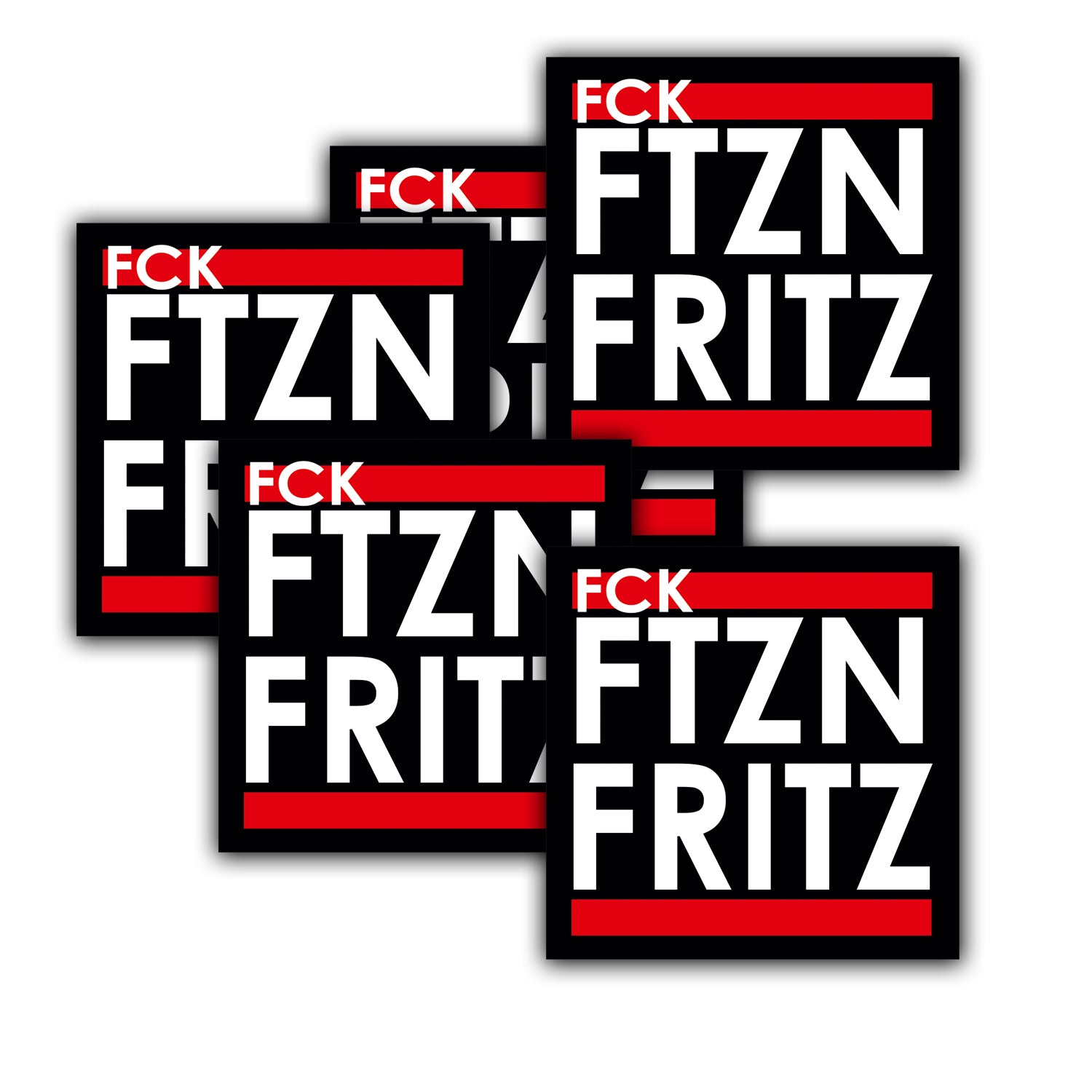 FCK FTZN FRITZ Aufkleber Autoaufkleber Sticker